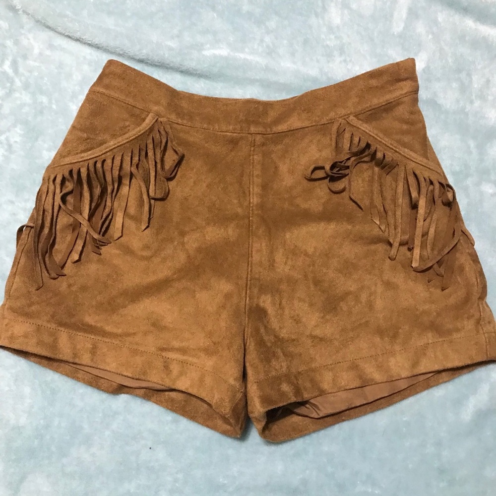 Hollister fringe shorts